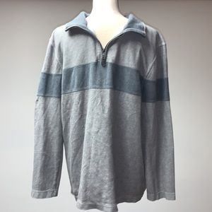 Banana Republic Quarter Zip Long Sleeve Shirt XL